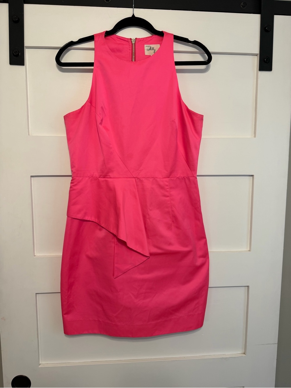 Milly of New York Bright Pink Ruffle Dress Size 10